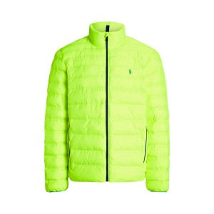 Neon Packable Water-Repellent Jacket
