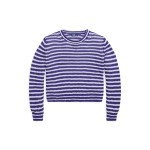 Striped Linen-Cotton Sweater