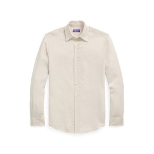Linen-Blend Twill Shirt