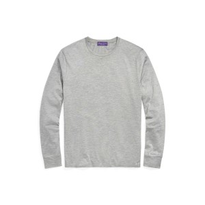 Silk-Cotton Jersey Long-Sleeve T-Shirt