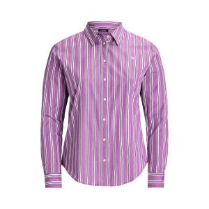 Classic Fit Striped Broadcloth Shirt