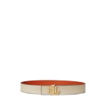 Reversible Pebbled Leather Wide Belt