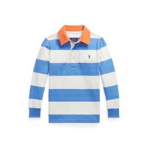 Striped Cotton Jersey Rugby Shirt