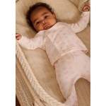 Baby Bear-Print Organic Cotton Top & Pant Set