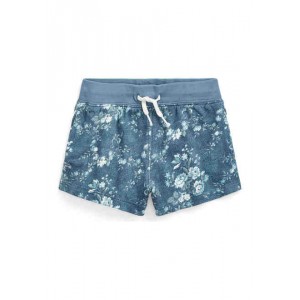 Girls 4-6x Floral Spa Terry Shorts