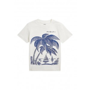 Boys 2-7 Beach Print Cotton Jersey T-Shirt