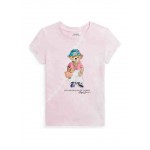 Girls 2-6X Polo Bear Tie Dye Cotton Jersey T-Shirt