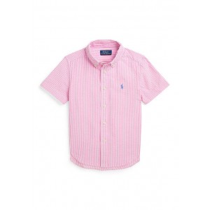 Boys 2-7 Striped Seersucker Short-Sleeve Shirt