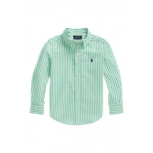 Boys 4-7 Striped Cotton Poplin Shirt