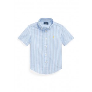 Boys 4-7 Striped Seersucker Short-Sleeve Shirt