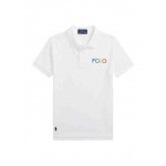 Boys 2-7 Ombre Logo Cotton Mesh Polo Shirt