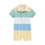 Baby Boys Striped Cotton Jersey Rugby Shortall