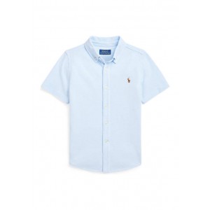 Boy 2-7 Knit Oxford Short Sleeve Shirt