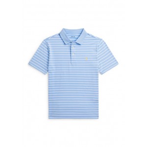 Boys 8-20 Striped Performance Jersey Polo Shirt