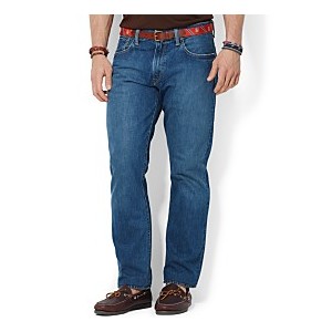 Mens Hampton Relaxed Straight Jeans