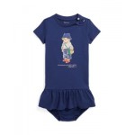 Baby Girls Polo Bear Jersey T Shirt Dress