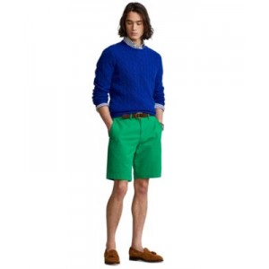 Mens 9.5-Inch Stretch Classic-Fit Chino Shorts