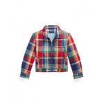 Toddler and Little Girls Cotton Madras Jacket