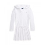Big Girls Hooded Terry Cover-Up Swimsuit