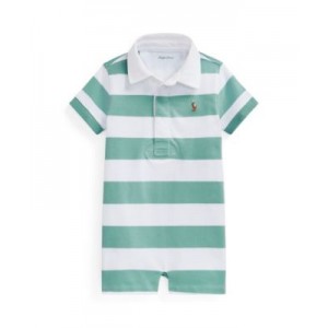 Baby Boys Striped Cotton Rugby Shortall