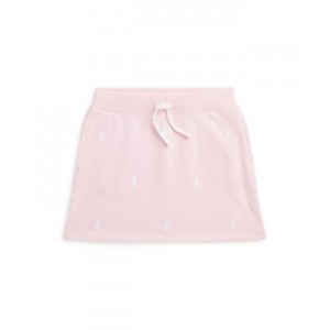 Toddler and Little Girls Polo Pony Terry Skirt