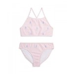 Big Girls Gingham Polo Pony Two-Piece Swimsuit