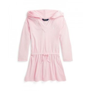Toddler and Little Girls Hooded Terry Cover-Up Swimsuit