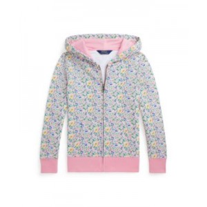 Big Girls Floral French Terry Full-Zip Hoodie