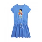 Toddler and Little Girls Polo Bear Cotton Jersey Dress