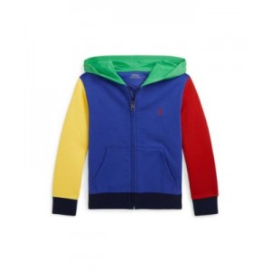 Toddler and Little Boys Color-Blocked Ombre-Logo Zip Hoodie