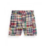 Toddler and Little Boys Prepster Patchwork Madras Shorts