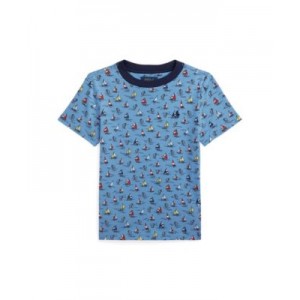 Toddler and Little Boys Sailboat-Print Cotton Jersey T-shirt