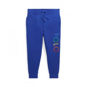 Toddler and Little Boys Ombre-Logo Double-Knit Jogger Pants