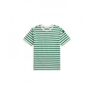 Toddler and Little Boys Striped Cotton Jersey Pocket T-shirt