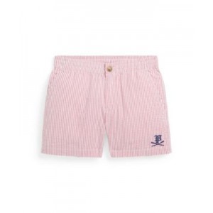Toddler and Little Boys Polo Prepster Stretch Seersucker Shorts