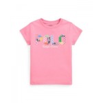 Toddler and Little Girls Mixed-Logo Cotton Jersey T-shirt