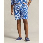 Mens 8.5-Inch Tropical Floral Spa Terry Shorts