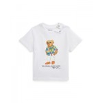Baby Boys Polo Bear Cotton Jersey T Shirt