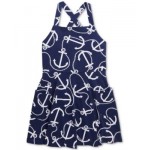 Toddler & Little Girls Anchor-Print Cotton Jersey Dress
