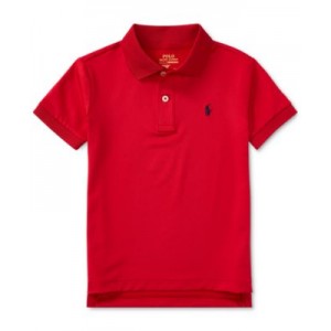 Toddler and Little Boys Performance Jersey Polo Shirt