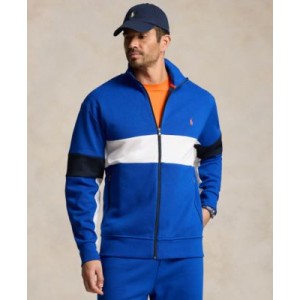 Mens Big & Tall Double-Knit Track Jacket