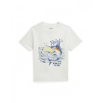 Toddler and Little Boy Marlin-Graphic Cotton Jersey Tee