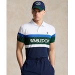 Mens Wimbledon 2024 Stretch Mesh Polo Shirt
