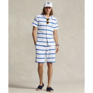 Mens Striped Athletic Shorts