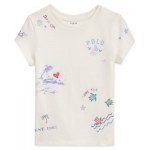 Toddler & Little Girls Cotton Printed T-Shirt