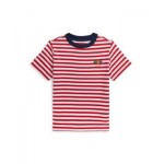 Toddler and Little Boy Sailing-Flag Striped Cotton Jersey Tee