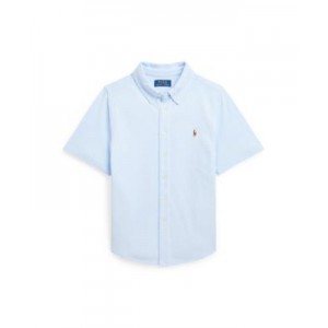 Toddler & Little Boys Knit Oxford Short-Sleeve Shirt