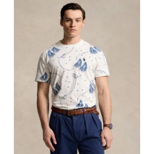 Mens Classic-Fit Nautical Jersey T-Shirt