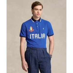 Mens Classic-Fit Italy Polo Shirt