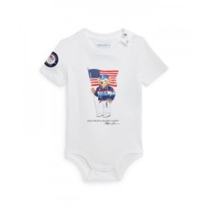 Baby Team USA Polo Bear Cotton Bodysuit